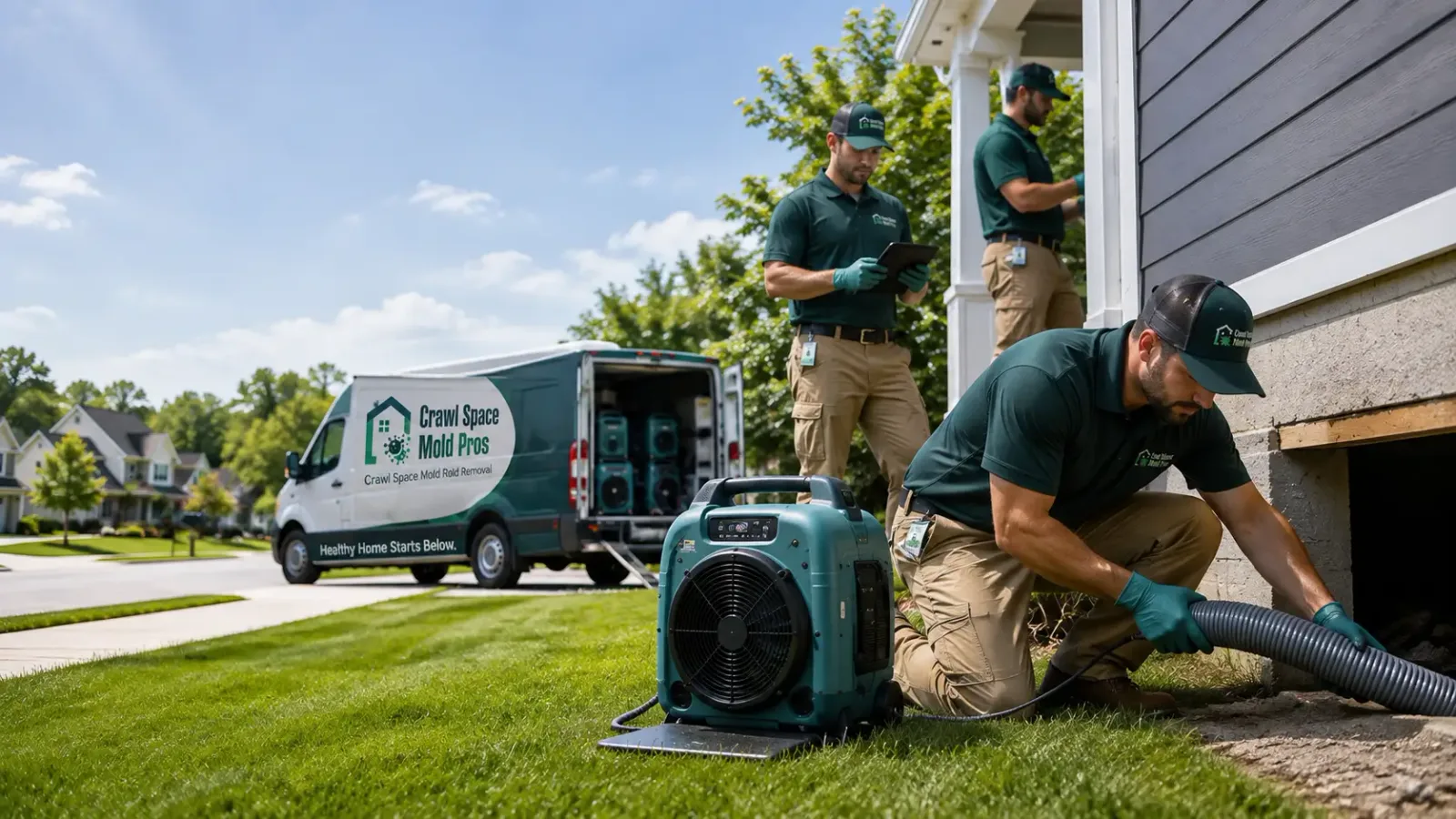 Crawl Space Mold Removal in Ripon, WI